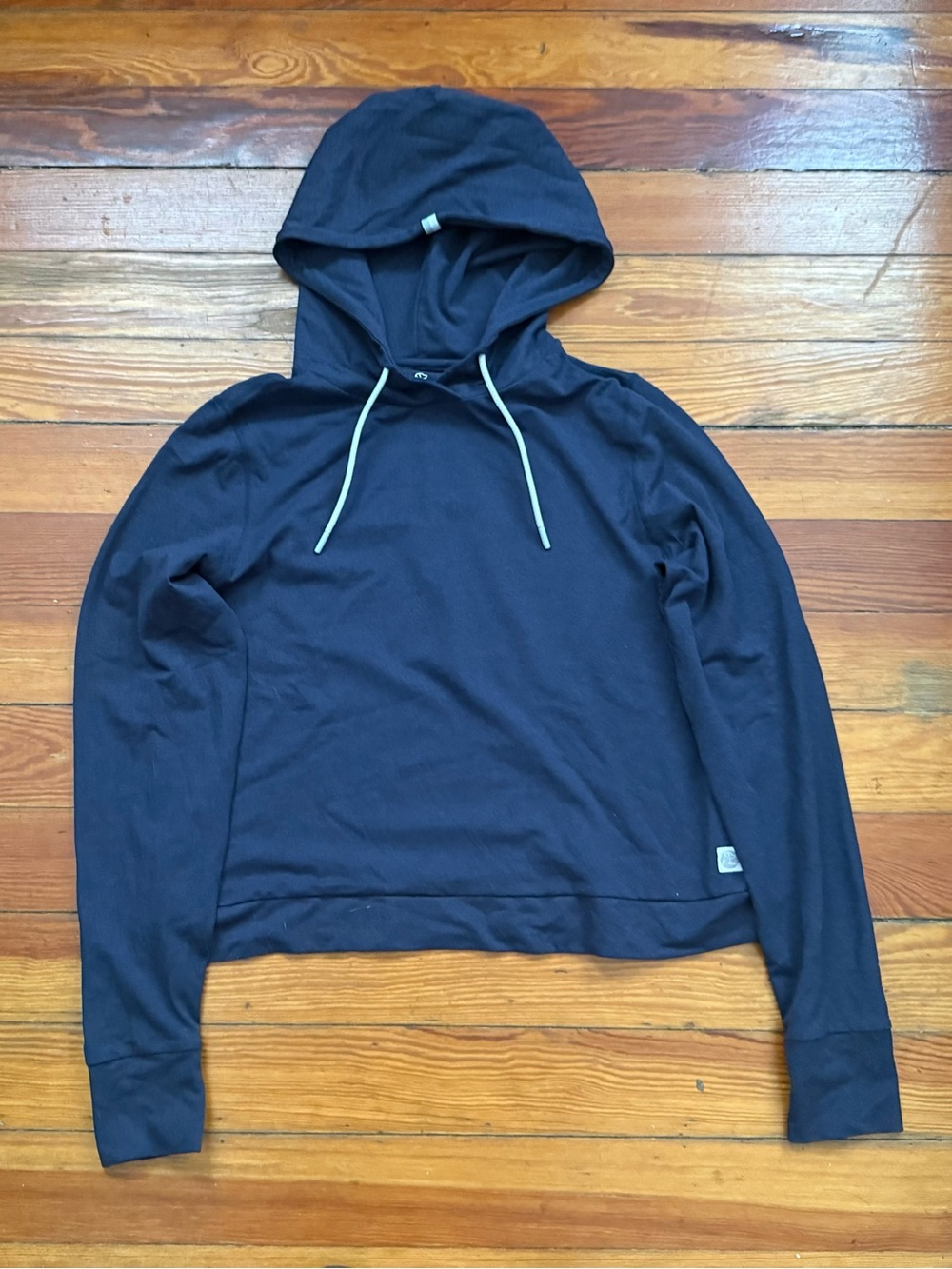 Rhoback Tempo Performance Hoodie Women’s Small Navy Blue